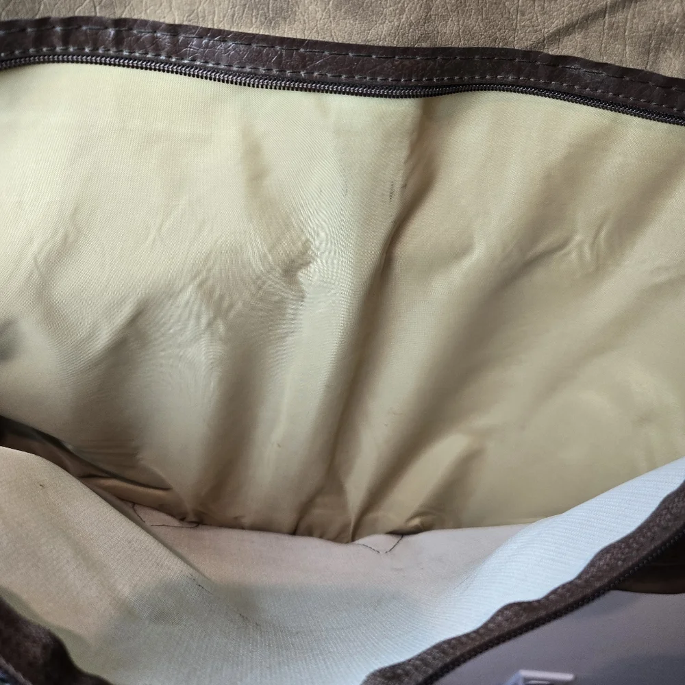 Vintage Brown Clothing Garment Hanger Travel Bag